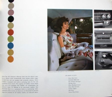 Cadillac Modellprogramm 1962 Prestige-Automobilkatalog in Originalumschlag (6904)